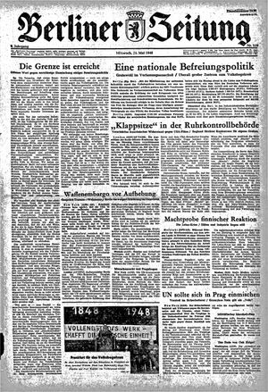 Berliner Zeitung Online-Archiv vom 26.05.1948