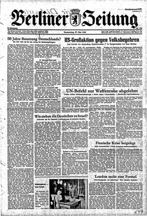 Berliner Zeitung Online-Archiv vom 27.05.1948