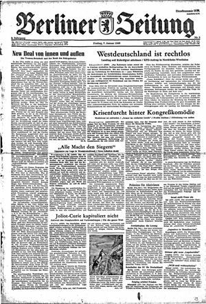 Berliner Zeitung Online-Archiv on Jan 7, 1949