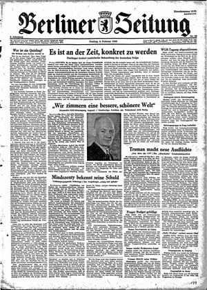 Berliner Zeitung Online-Archiv on Feb 4, 1949