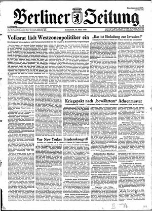 Berliner Zeitung Online-Archiv vom 19.03.1949