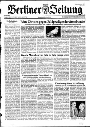 Berliner Zeitung Online-Archiv on Apr 23, 1949