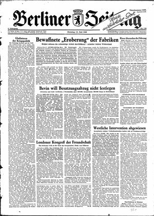 Berliner Zeitung Online-Archiv on Jun 14, 1949