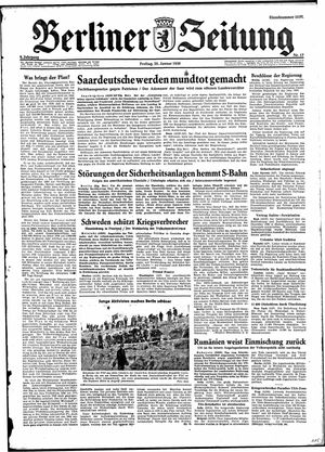 Berliner Zeitung Online-Archiv vom 20.01.1950