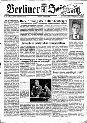 Berliner Zeitung Online-Archiv on Jan 31, 1950