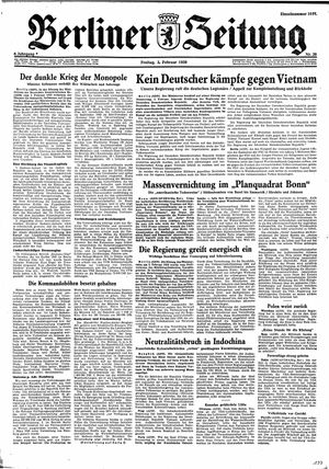 Berliner Zeitung Online-Archiv vom 03.02.1950