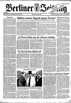 Berliner Zeitung Online-Archiv vom 28.03.1950