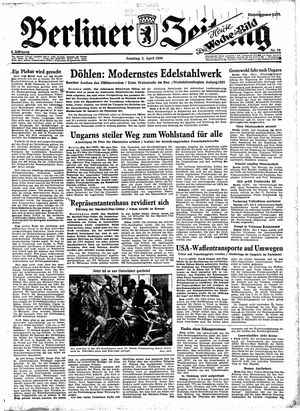 Berliner Zeitung Online-Archiv vom 02.04.1950