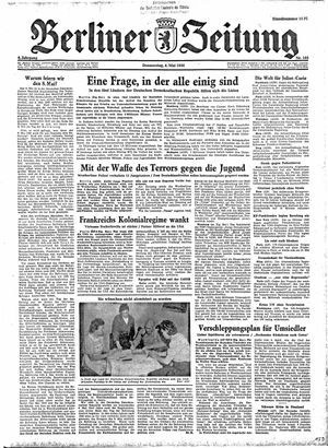 Berliner Zeitung Online-Archiv vom 04.05.1950