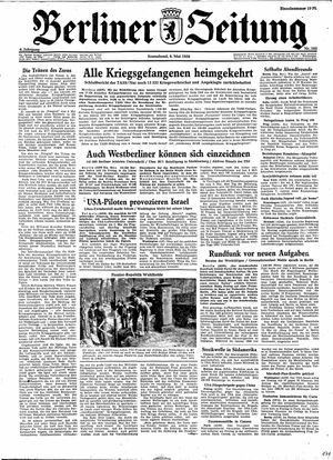 Berliner Zeitung Online-Archiv vom 06.05.1950
