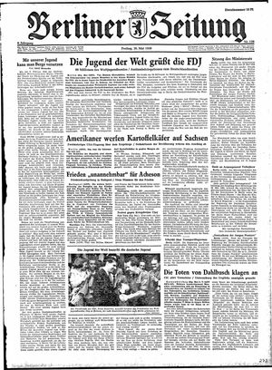 Berliner Zeitung Online-Archiv vom 26.05.1950