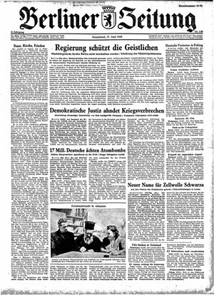 Berliner Zeitung Online-Archiv on Jun 17, 1950