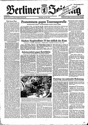 Berliner Zeitung Online-Archiv vom 18.07.1950