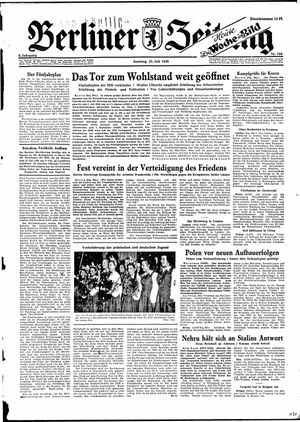Berliner Zeitung Online-Archiv vom 23.07.1950