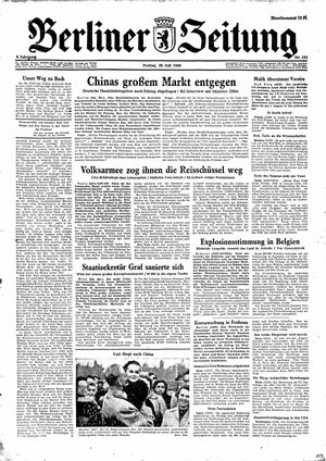 Berliner Zeitung Online-Archiv vom 28.07.1950