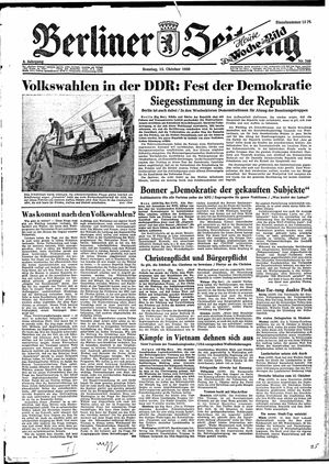 Berliner Zeitung Online-Archiv vom 15.10.1950