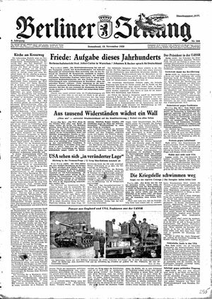 Berliner Zeitung Online-Archiv on Nov 18, 1950