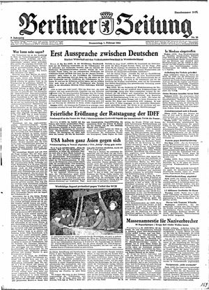 Berliner Zeitung Online-Archiv on Feb 1, 1951