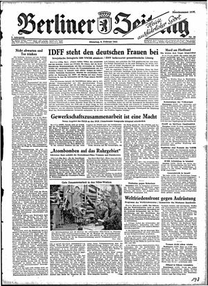 Berliner Zeitung Online-Archiv on Feb 6, 1951