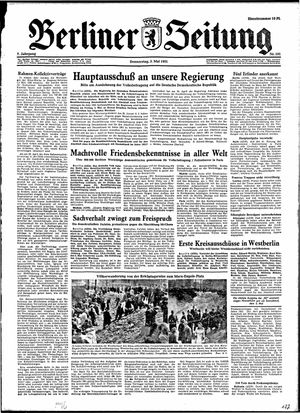 Berliner Zeitung Online-Archiv on May 3, 1951