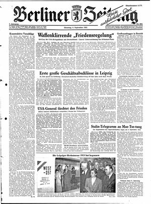 Berliner Zeitung Online-Archiv on Sep 4, 1951
