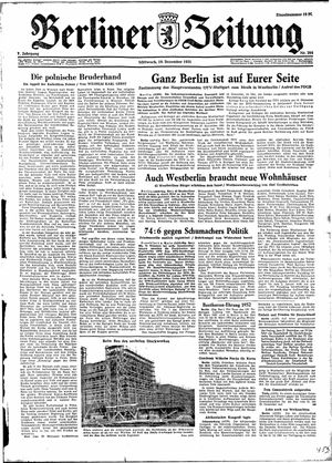 Berliner Zeitung Online-Archiv vom 19.12.1951
