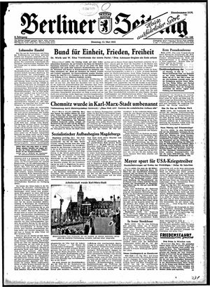 Berliner Zeitung Online-Archiv vom 12.05.1953