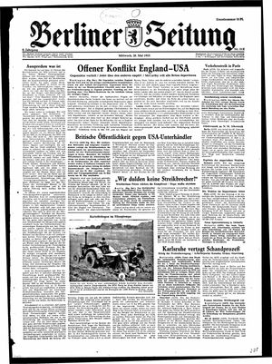 Berliner Zeitung Online-Archiv vom 20.05.1953
