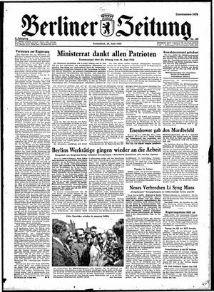 Berliner Zeitung Online-Archiv vom 20.06.1953