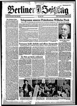 Berliner Zeitung Online-Archiv vom 28.06.1953