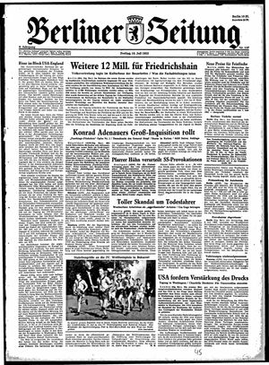 Berliner Zeitung Online-Archiv vom 10.07.1953