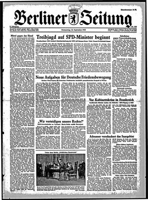 Berliner Zeitung Online-Archiv vom 24.09.1953