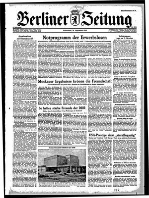 Berliner Zeitung Online-Archiv on Sep 26, 1953
