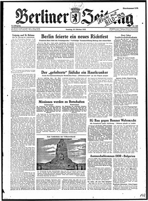 Berliner Zeitung Online-Archiv vom 18.10.1953