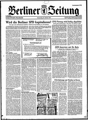Berliner Zeitung Online-Archiv vom 29.10.1953