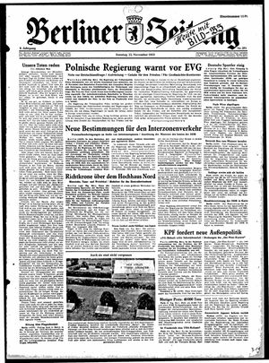 Berliner Zeitung Online-Archiv vom 22.11.1953