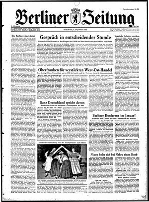 Berliner Zeitung Online-Archiv vom 05.12.1953