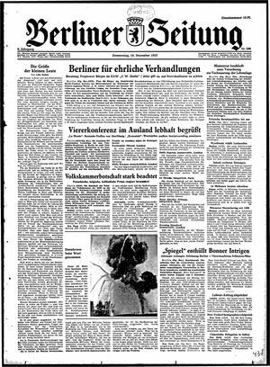 Berliner Zeitung Online-Archiv vom 10.12.1953