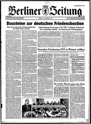 Berliner Zeitung Online-Archiv on Dec 11, 1953