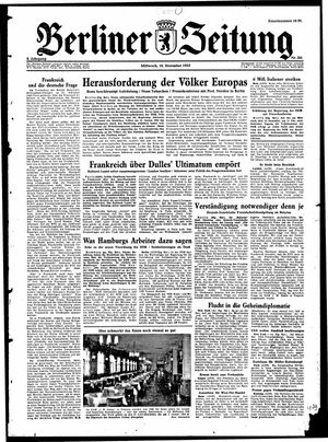 Berliner Zeitung Online-Archiv vom 16.12.1953