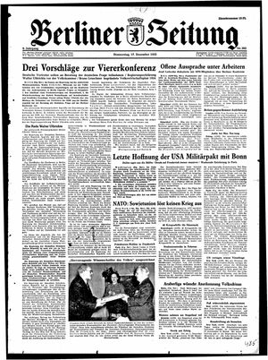 Berliner Zeitung Online-Archiv vom 17.12.1953