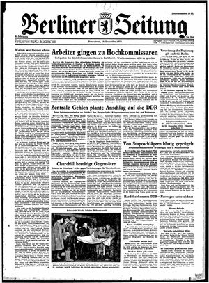 Berliner Zeitung Online-Archiv vom 19.12.1953