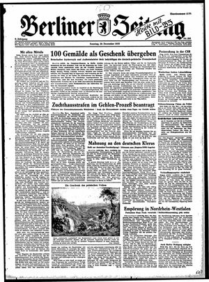 Berliner Zeitung Online-Archiv vom 20.12.1953