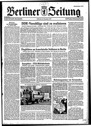 Berliner Zeitung Online-Archiv vom 30.12.1953
