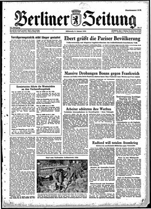 Berliner Zeitung Online-Archiv vom 06.01.1954