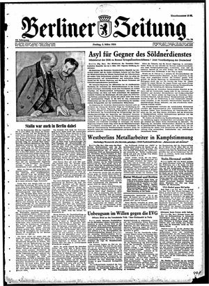 Berliner Zeitung Online-Archiv vom 05.03.1954