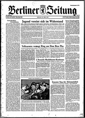 Berliner Zeitung Online-Archiv on Mar 24, 1954