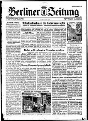 Berliner Zeitung Online-Archiv vom 16.07.1954