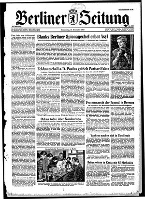 Berliner Zeitung Online-Archiv vom 23.12.1954