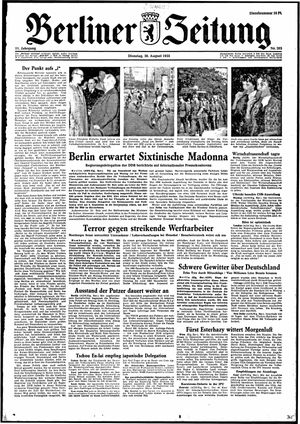 Berliner Zeitung Online-Archiv vom 30.08.1955